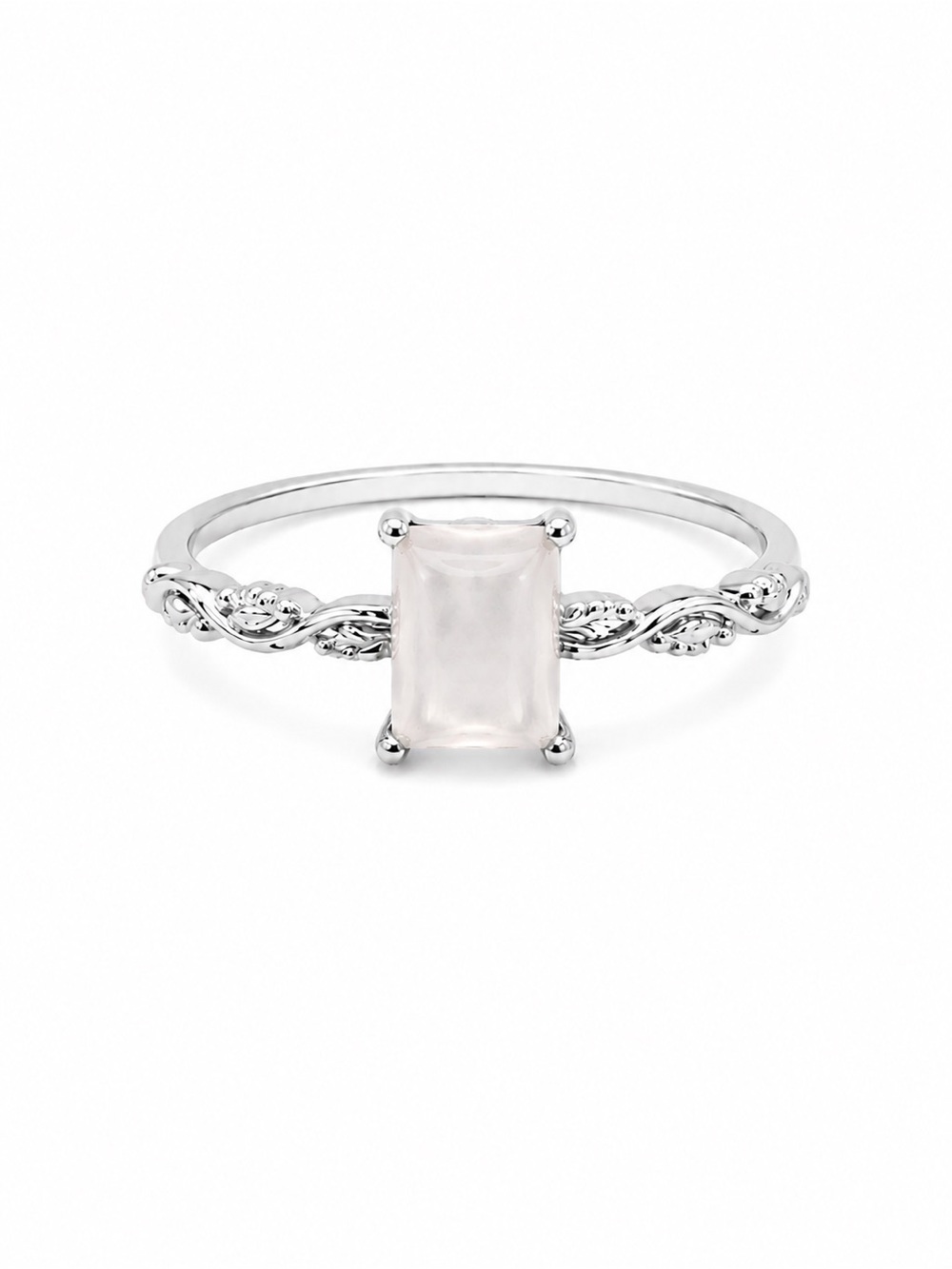Rose Quartz Ring (S925) R94